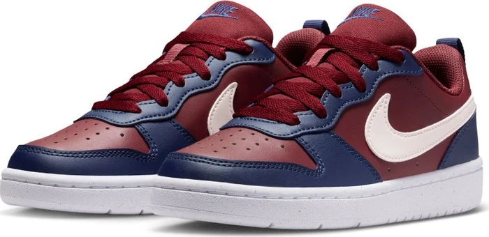 Nike Court Borough Low Recraft dark team red/soft pearl/midnight navy (Junior)