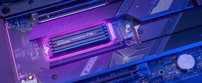 Crucial T710 SSD 2TB, M.2 2280 / M-Key / PCIe 5.0 x4, Kühlkörper