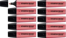 STABILO Boss Original rot, 10er-Pack