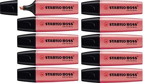 STABILO Boss Original rot, 10er-Pack