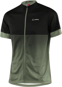 Löffler Stream 3.0 Full-Zip Trikot kurzarm olive (Herren)