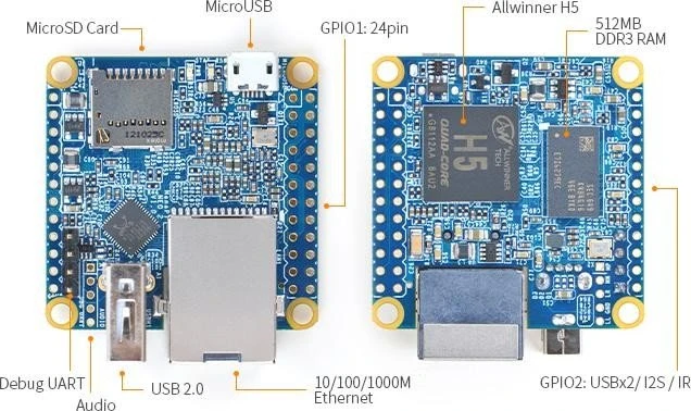 FriendlyARM NanoPI NEO2, 512MB RAM