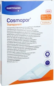 Hartmann Cosmopor transparent Folienverband,  9 x 15cm,     5 Stück