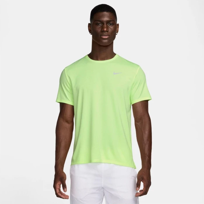 Nike Miler Funktionsshirt kurzarm lime blast (Herren) (DV9315-377)