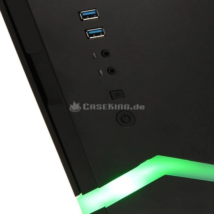BitFenix Colossus M Mini-ITX schwarz, Mini-ITX