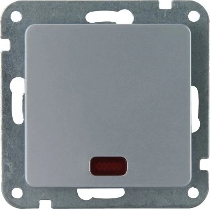 uniTEC LE MANS Serie 603 Kontroll-/Wechselschalter, silber