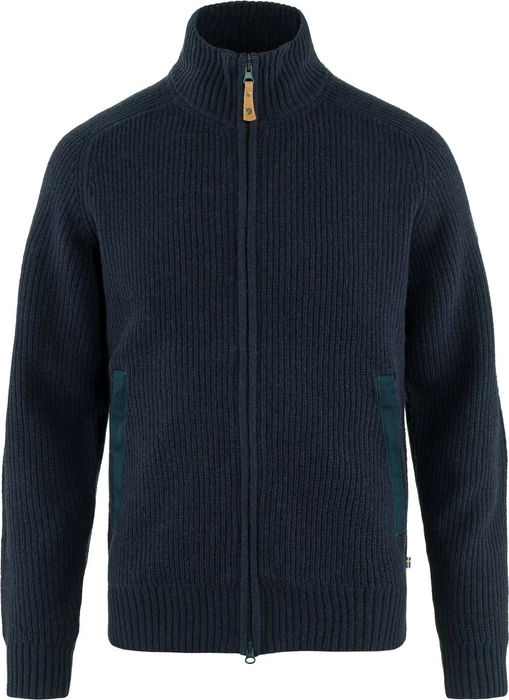 Fjällräven Övik Zip Strickjacke dark navy (Herren)
