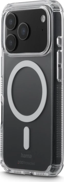 Hama Handyhülle Extreme Protect magnetisch für Apple iPhone 17 Pro transparent