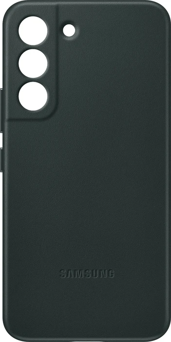 Samsung Leather Cover für Galaxy S22 Forest Green