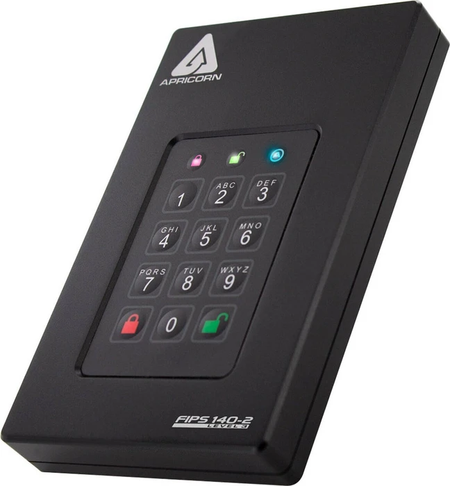 Apricorn Aegis Fortress L3, 2TB, USB 3.0 Micro-B