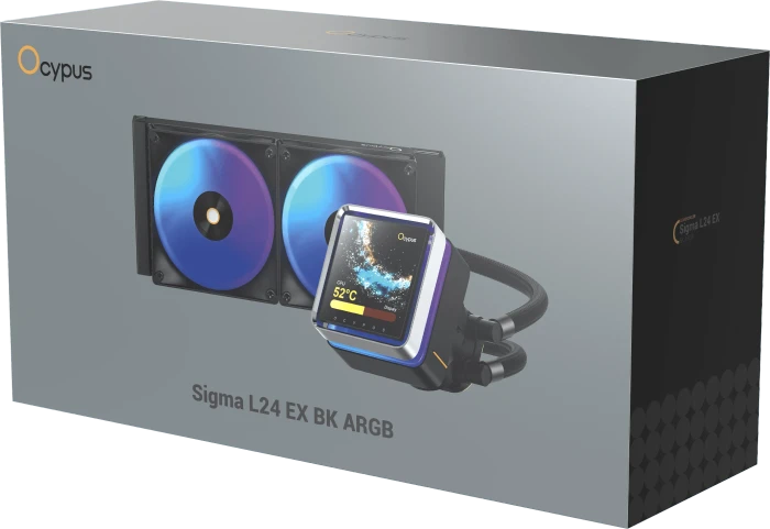 Ocypus Sigma L24 EX BK ARGB, schwarz