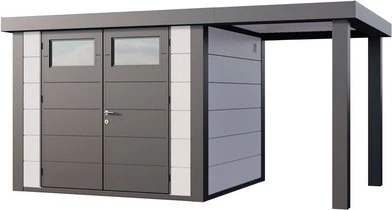 Telluria Classico 2724 Gerätehaus inkl. Anbau 1.68m rechts weiß