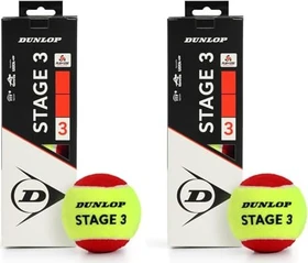 Dunlop Stage 3 Tennisbälle red, 3 Stück