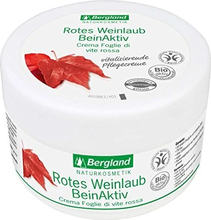 Bergland Rotes Weinlaub BeinAktiv Pflegecreme, 200ml