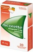 Johnson & Johnson Nicorette Freshfruit 4mg Kaugummis, 30 Stück
