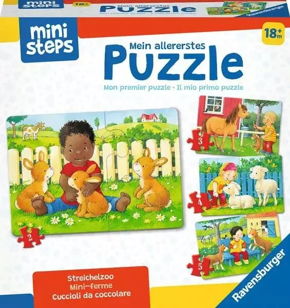 Ravensburger ministeps Mein allererstes Puzzle Streichelzoo