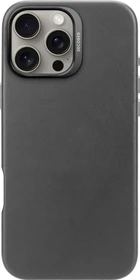 Decoded Leather Back Cover für Apple iPhone 16 Pro Max schwarz
