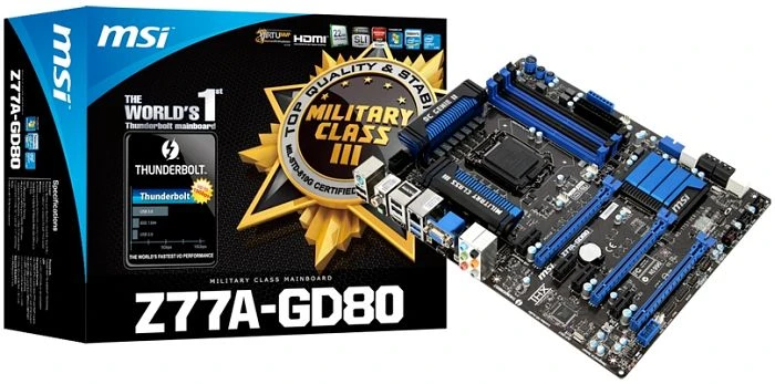 MSI Z77A-GD80 (Intel 1155)