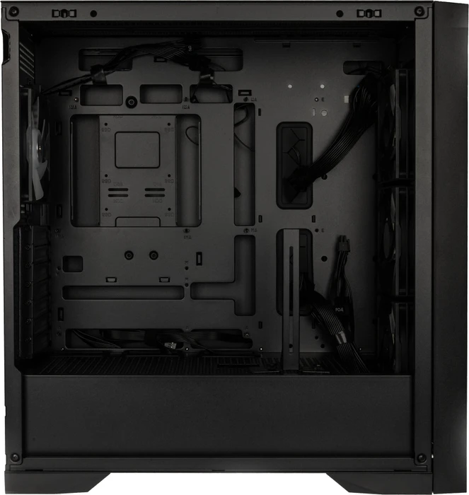 GSI SmartAssembly ARGB Mesh, schwarz, Glasfenster, 850W ATX