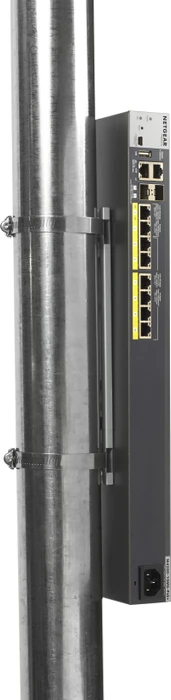 Netgear ProSAFE M4200 Easy-Mount Rackmount 2.5G Managed Switch, 8x RJ-45, 2x SFP+, 240W PoE+