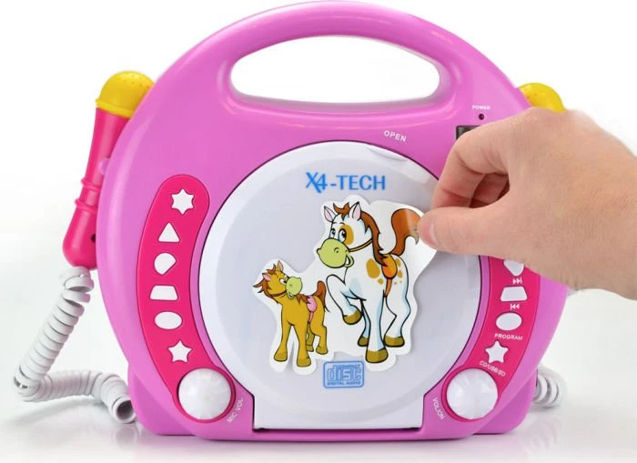X4-Tech Bobby Joey CD/SD/USB pink