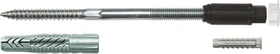 fischer TherMax 10/220 M8 Abstandsmontagesystem Schrauben/Dübel-Sortiment, 20 Stück