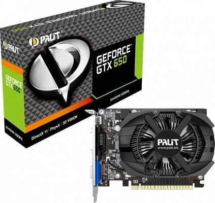 Palit GeForce GTX 650, 2GB GDDR5, VGA, DVI, Mini HDMI