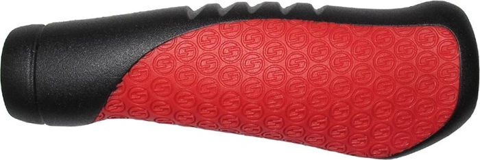 SRAM Comfort Grips 133mm Griffe schwarz/rot