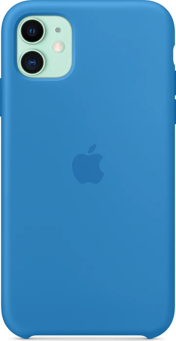 Apple Silikon Case für iPhone 11 surfblau