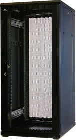 Rockstable 19" Serverschrank 27HE, Gitternetztür, IP2X, schwarz, 800mm tief