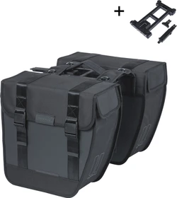Basil Tour Waterproof Doppeltasche MIK Gepäcktasche schwarz