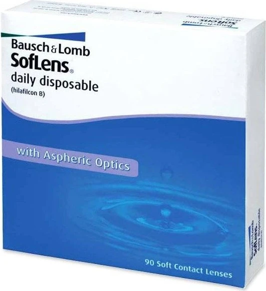 Bausch&Lomb SofLens daily disposable, +2.50 Dioptrien, 90 Stück
