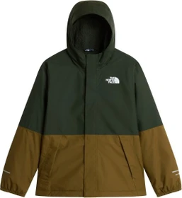 The North Face Boys Warm Antora Rain Funktionsjacke bottle green/caraway seed (Junior)