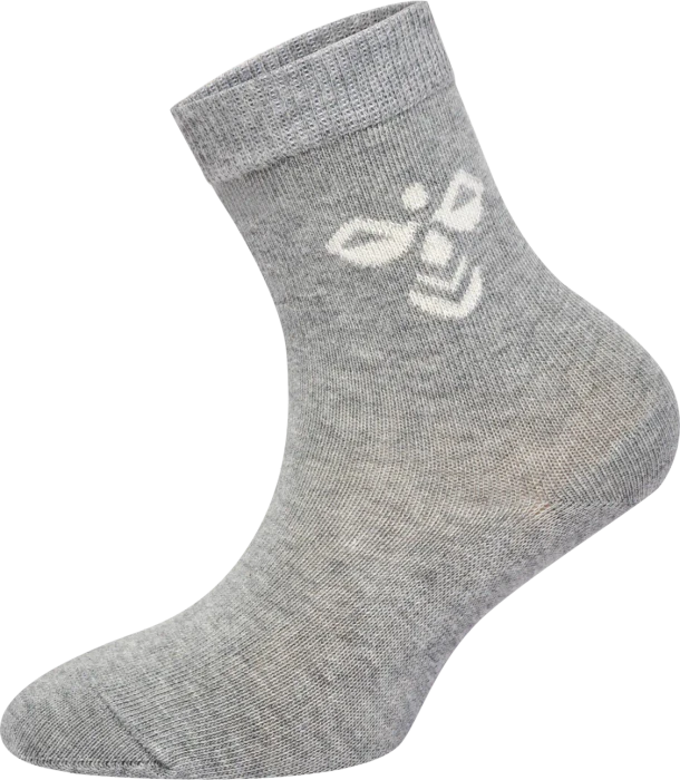 hummel Sutton Socken black/grey melange/blue nights, 3 Paare (Junior)