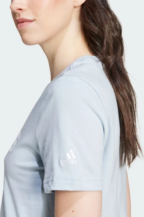 adidas Loungewear Essentials Slim Logo T-Shirt kurzarm wonder blue (Damen)