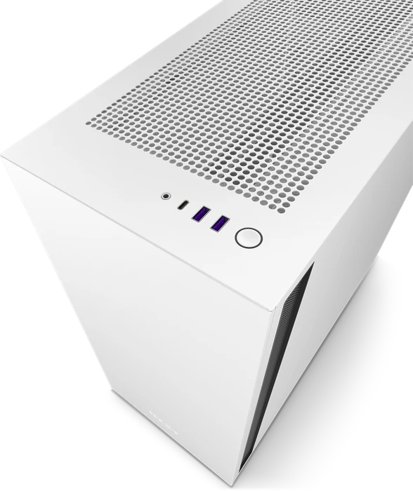 NZXT H7 White/Black, weiß/schwarz, Glasfenster