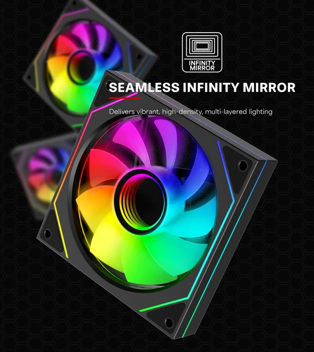 Xilence Gaming Series XF078 ARGB, schwarz, 120mm