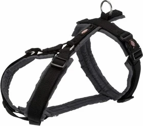 Trixie Premium Trekking Geschirr, M-L, Schwarz/Grafit