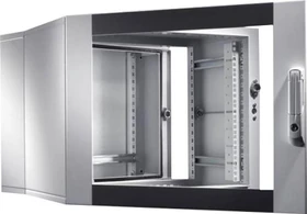 Rittal Wandgehäuse EL 9HE, mit Profilschienen, Montageschienen, tiefenvariabel, IP55, 473mm tief
