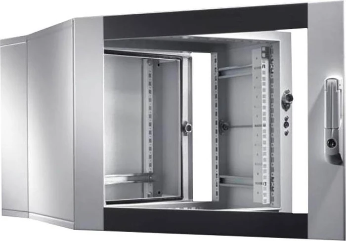 Rittal Wandgehäuse EL 9HE, mit Profilschienen, Montageschienen, tiefenvariabel, IP55, 473mm tief