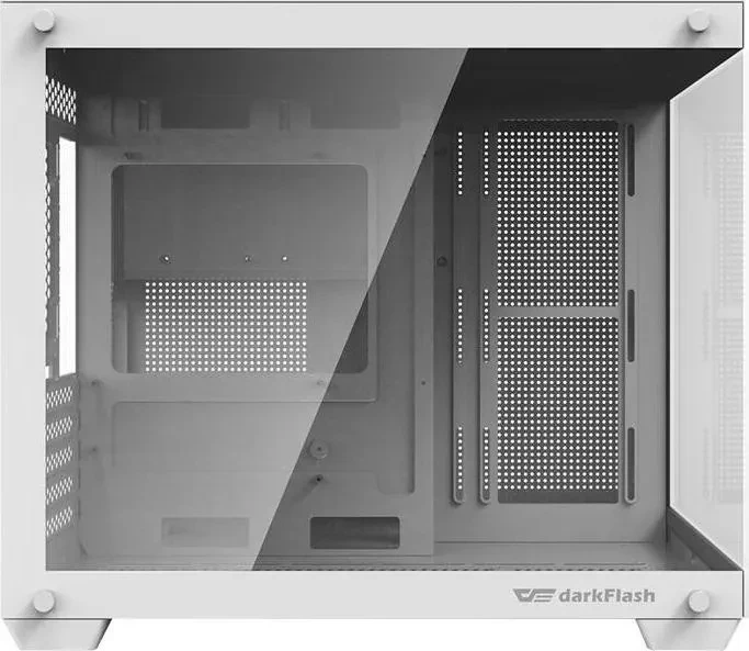 DarkFlash C285MP White, Glasfenster