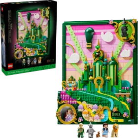 LEGO Wicked - Emerald City Wandkunst
