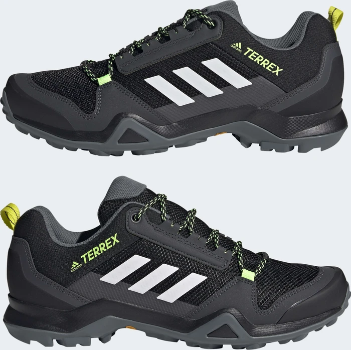 adidas Terrex AX3 core black/cloud white/acid yellow (Herren)