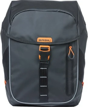 Basil Miles Tarpaulin Backpack Gepäcktasche schwarz/orange