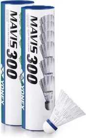 Yonex Mavis 300 Badmintonbälle weiß, 6 Stück