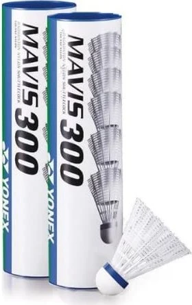 Yonex Mavis 300 Badmintonbälle, 6 Stück