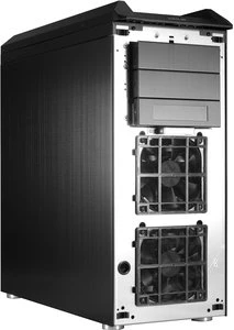 Lian Li PC-B25FB Blue Ring schwarz, schallgedämmt