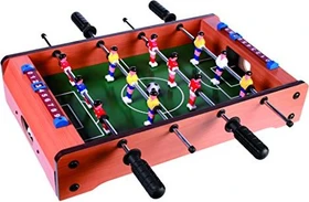 Out of the blue Holz-Tischfußballspiel