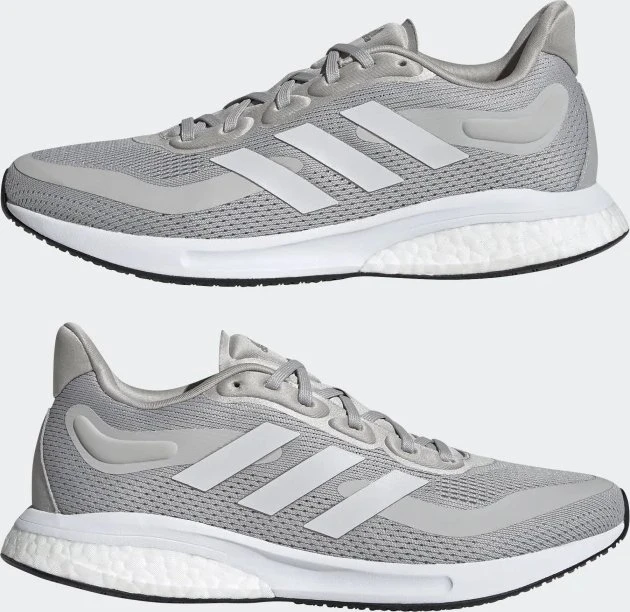 adidas Supernova grey two/cloud white/silver metallic (Damen)