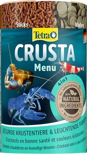 Tetra TetraCrusta Menu, Hauptfutter für Garnelen und Krebse, 100ml